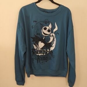 Disney The Nightmare Before Christmas Jack Skellington Sweatshirt Womens Size XL